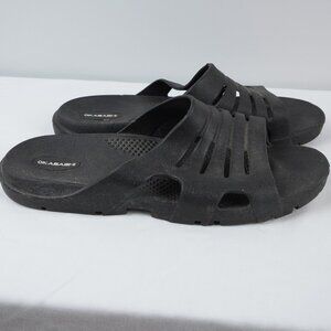 Okabashi Eurosport‎ Unisex Black Sandals Size LL Men's 9/10 Women's 11/12